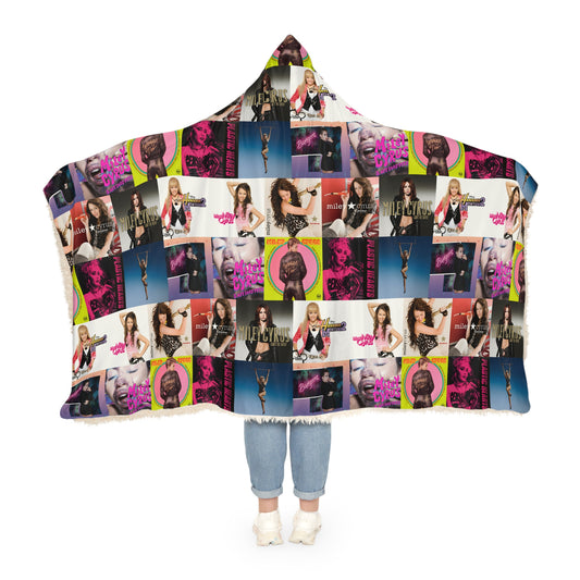 Miley Cyrus Album Cover Collage Snuggle Blanket