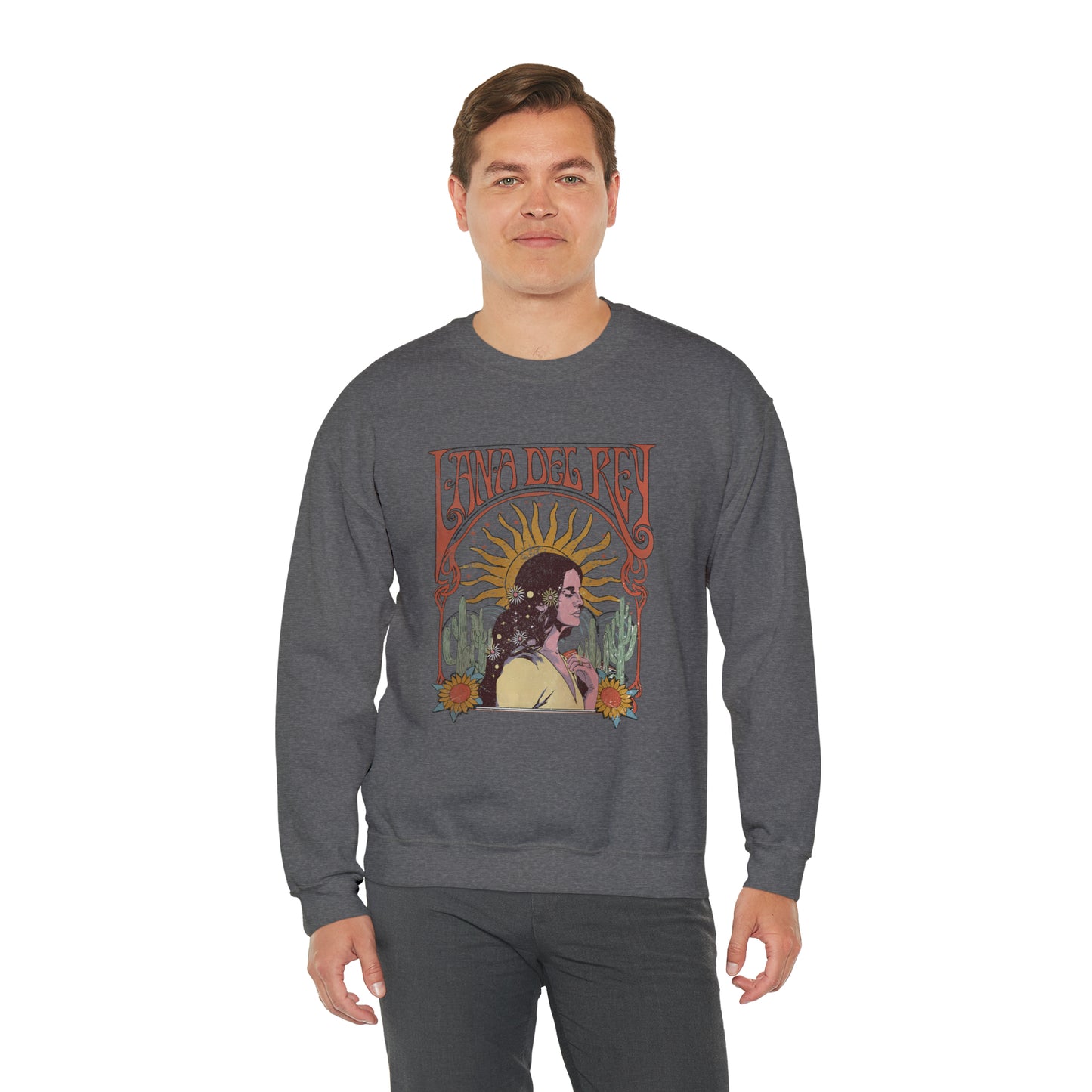 Lana Del Rey Vintage Artwork Unisex Heavy Blend Crewneck Sweatshirt