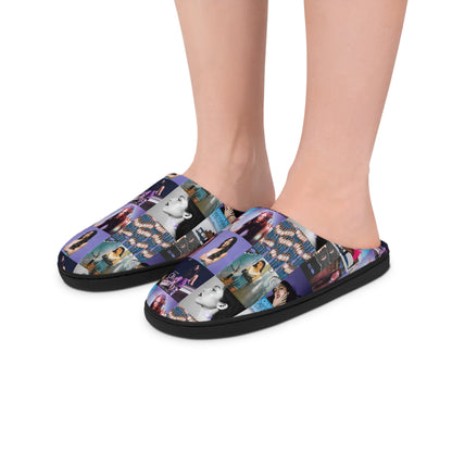 Olivia Rodrigo Album Cover Art Collage Men's Indoor Slippers