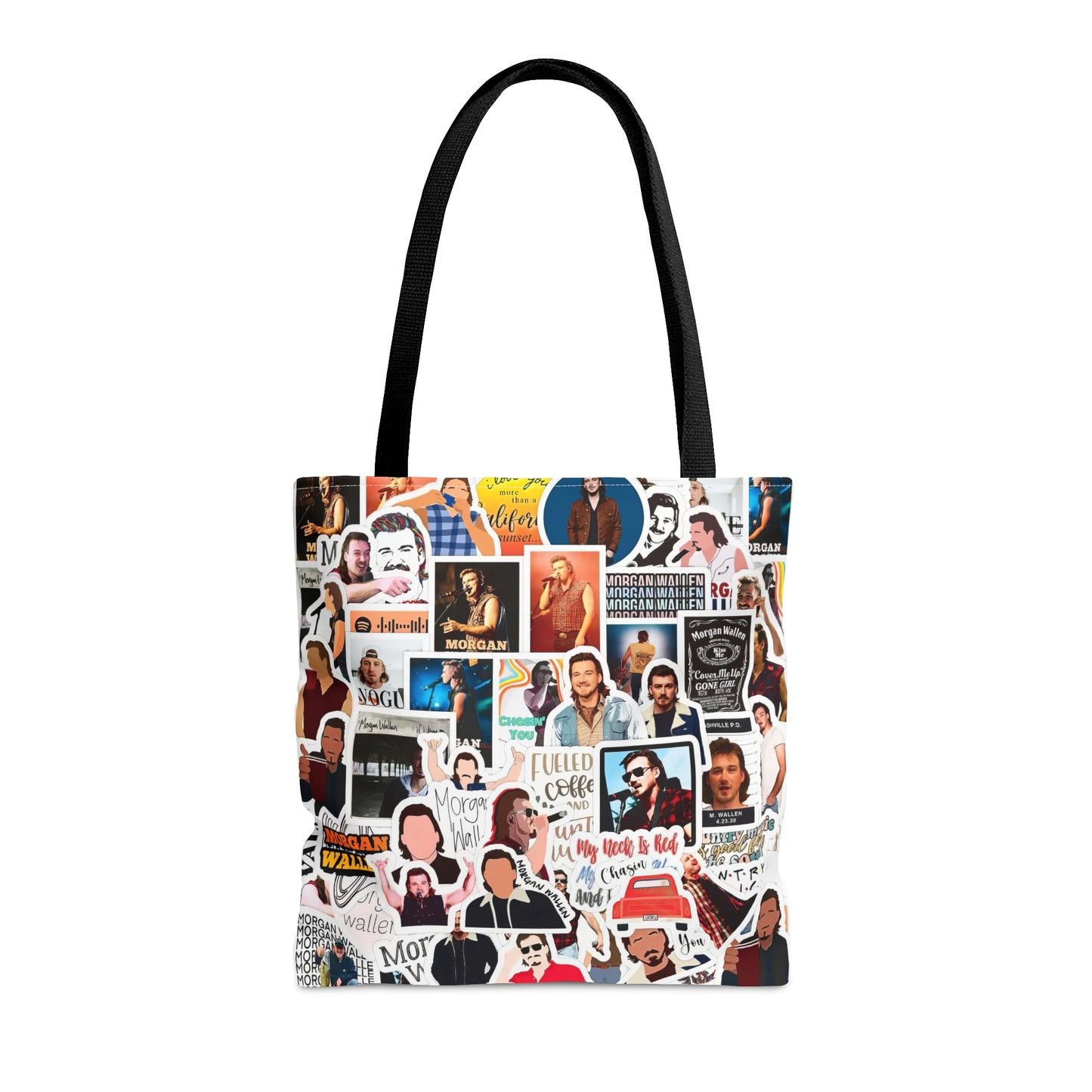 Morgan Wallen Sticker Collage Tote Bag