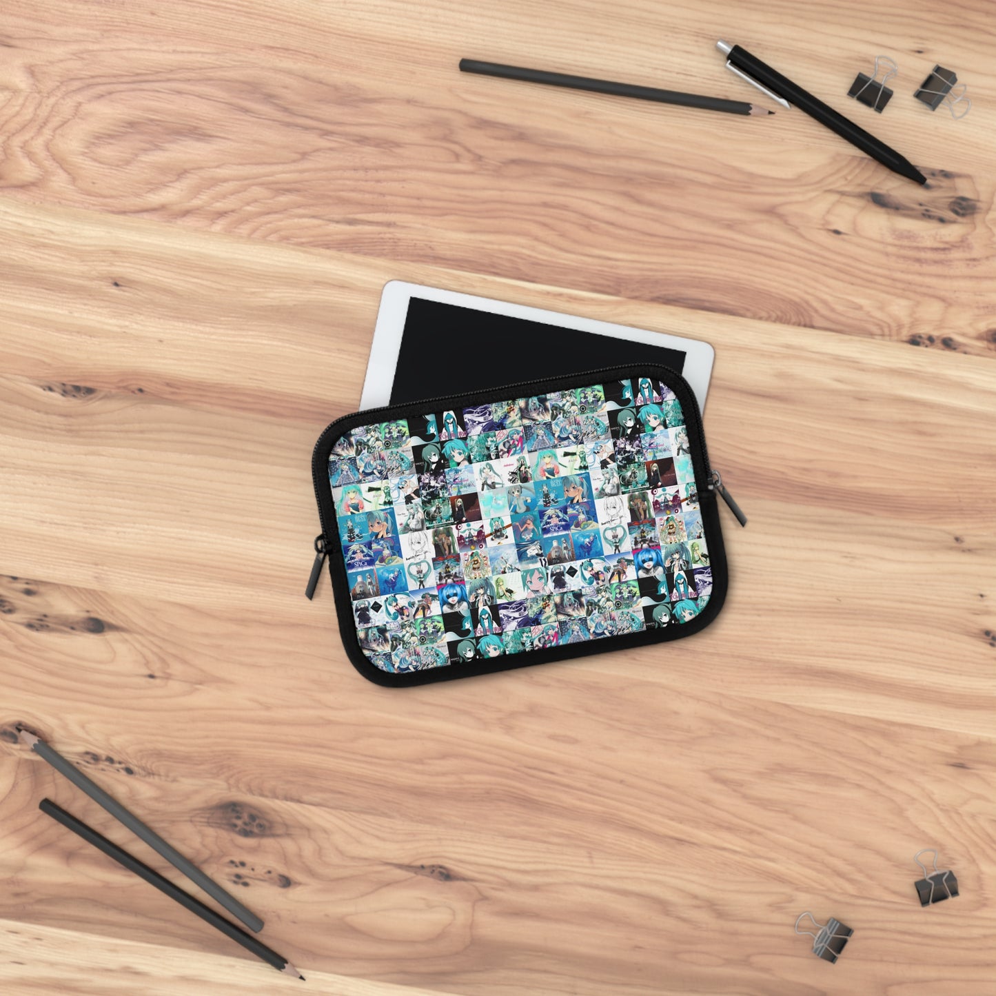 Hatsune Miku Album Cover Collage Laptop Sleeve