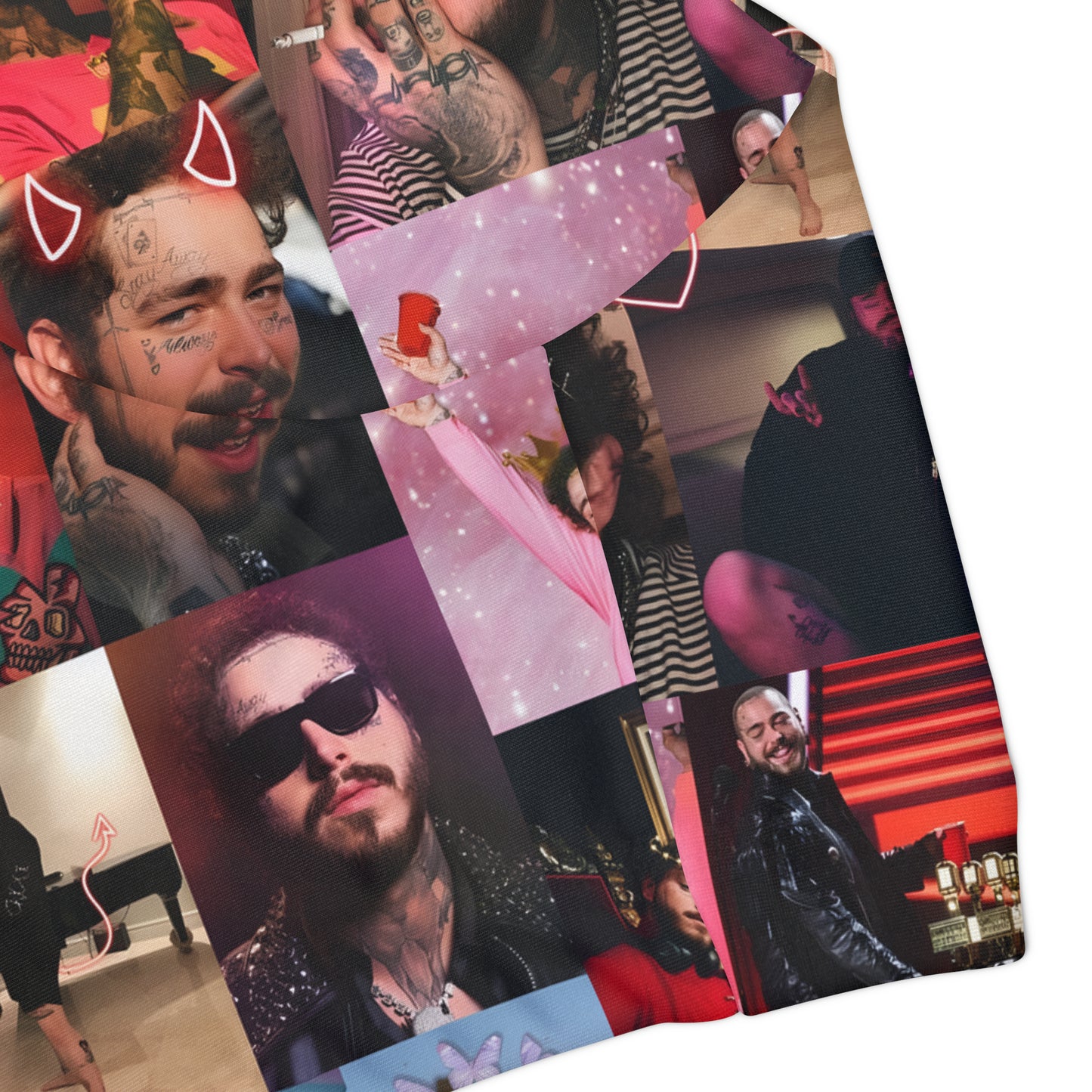 Post Malone Posty Love Photo Collage Girls Two Piece Swimsuit