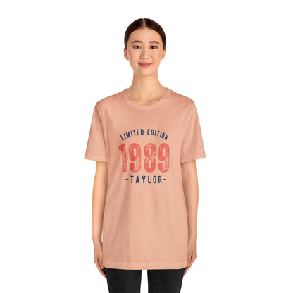 Taylor Swift 1989 Limited Edition Unisex Jersey Short Sleeve Tee Shirt