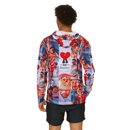 Bad Bunny Un Verano Sin Ti Photo Collage Men's Sports Warmup Hoodie