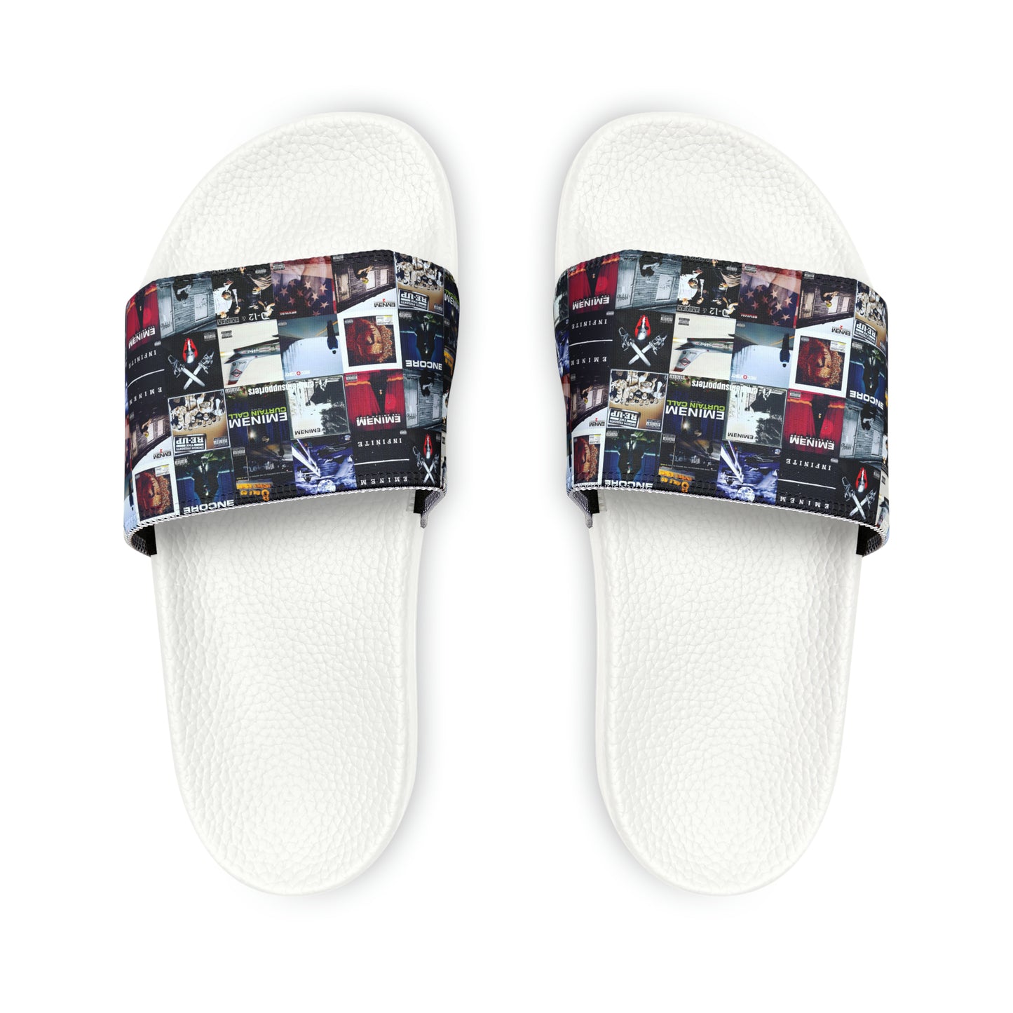 Eminem Album Art Cover Collage Women's Slide Sandals