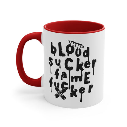 Olivia Rodrigo Blood Sucker Fame Fucker Accent Mugs