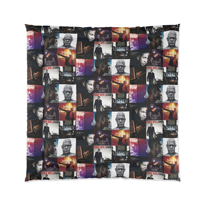 Usher Album Cover Art Mosaic Comforter