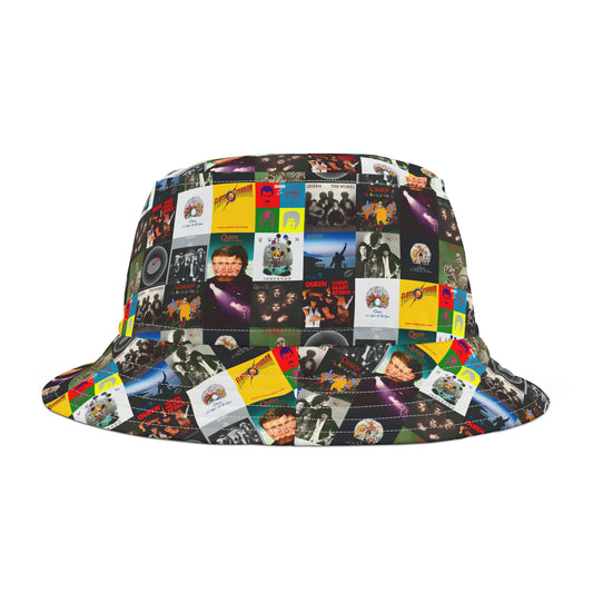 Queen Album Cover Collage Bucket Hat
