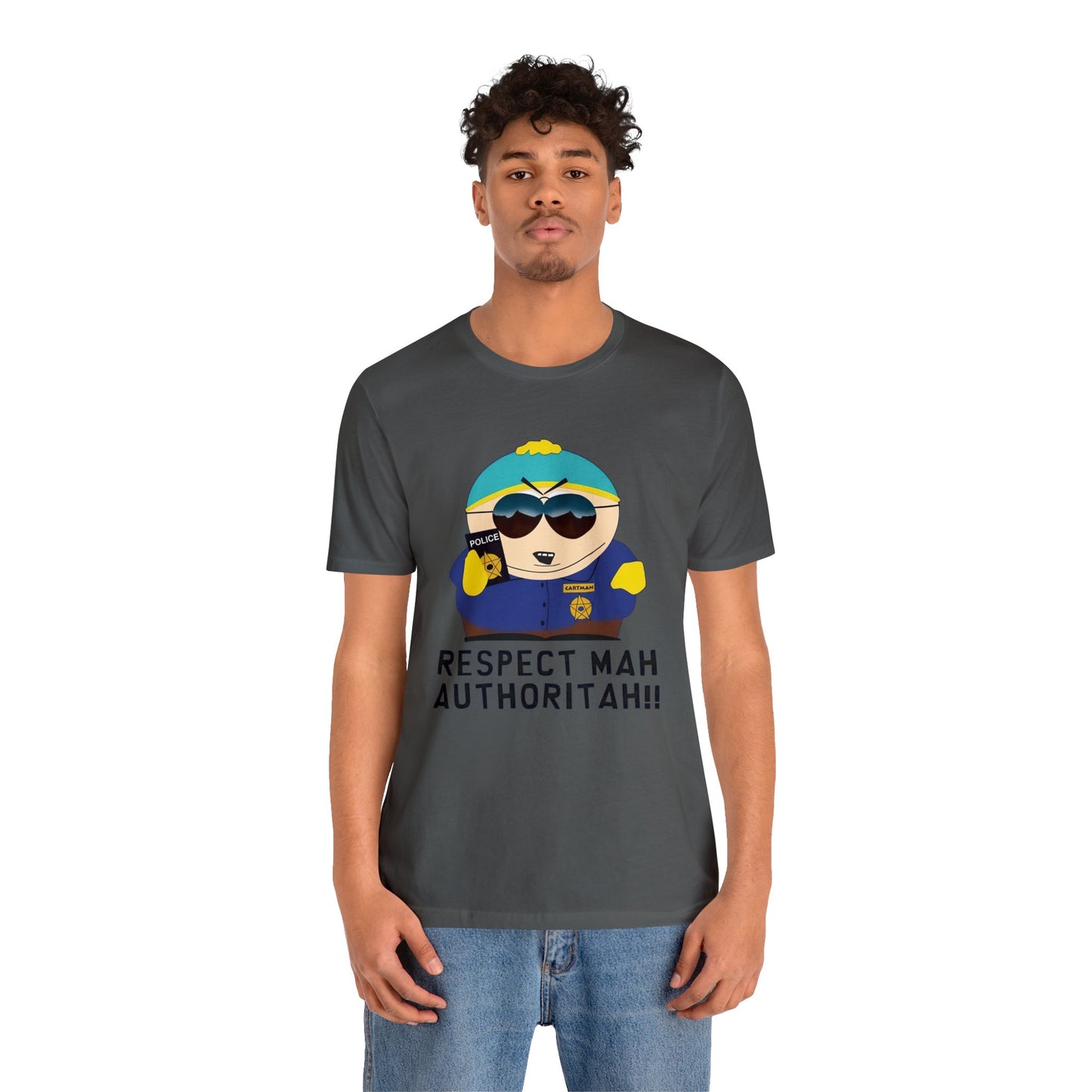 South Park Cartman Respect Mah Autheritah! Unisex Jersey Short Sleeve Tee