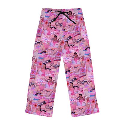 Ariana Grande Purple Vibes Collage Women's Pajama Pants