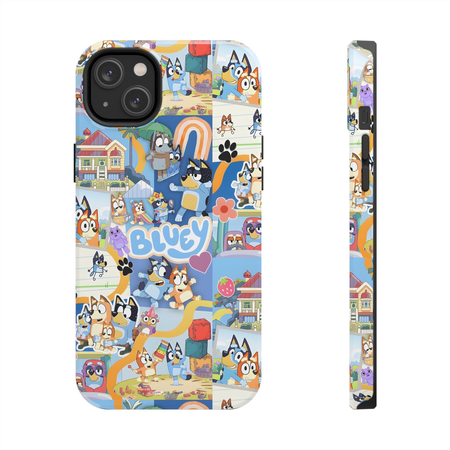 Bluey Playtime Collage Tough Phone Cases