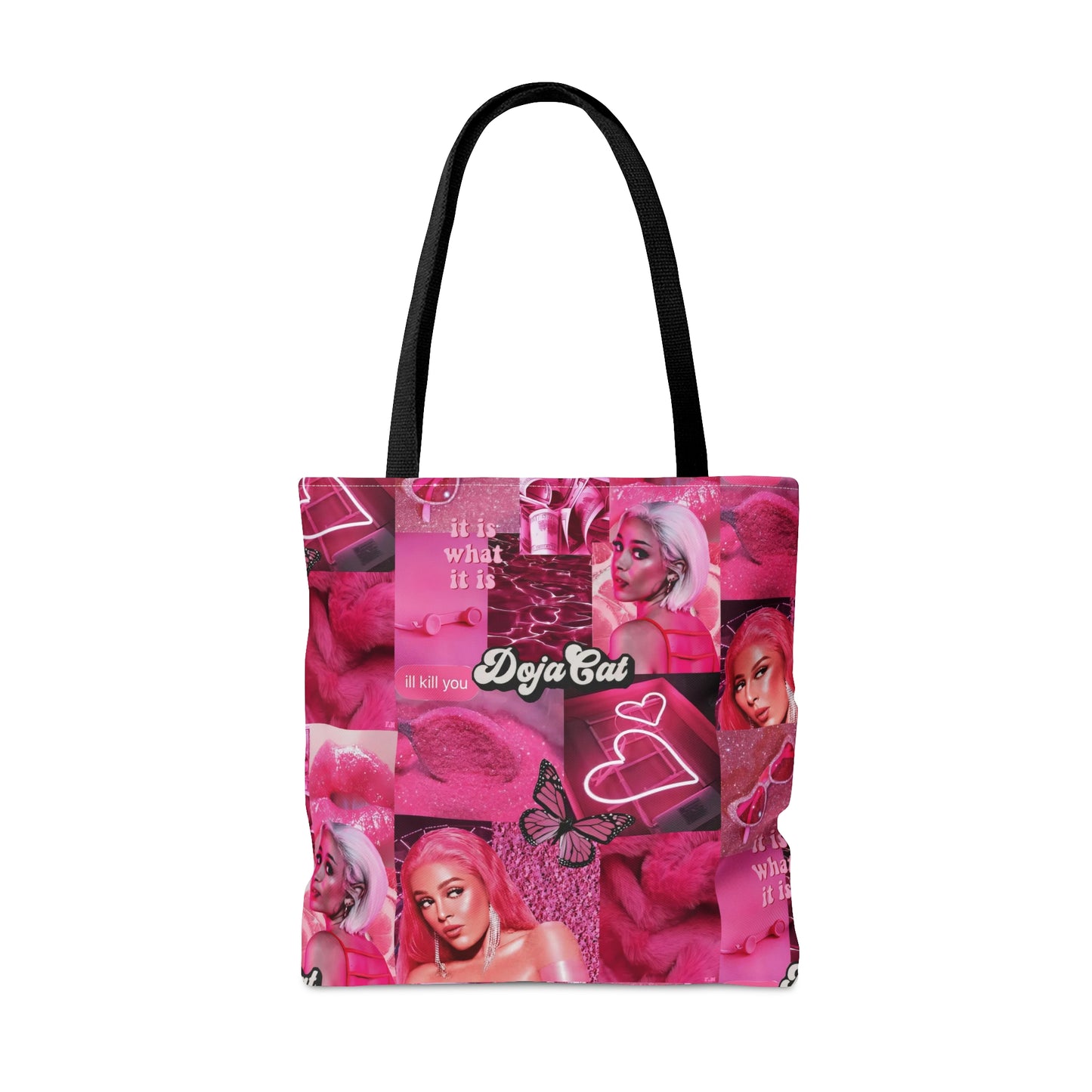 Doja Cat Pink Vibes Collage Tote Bag
