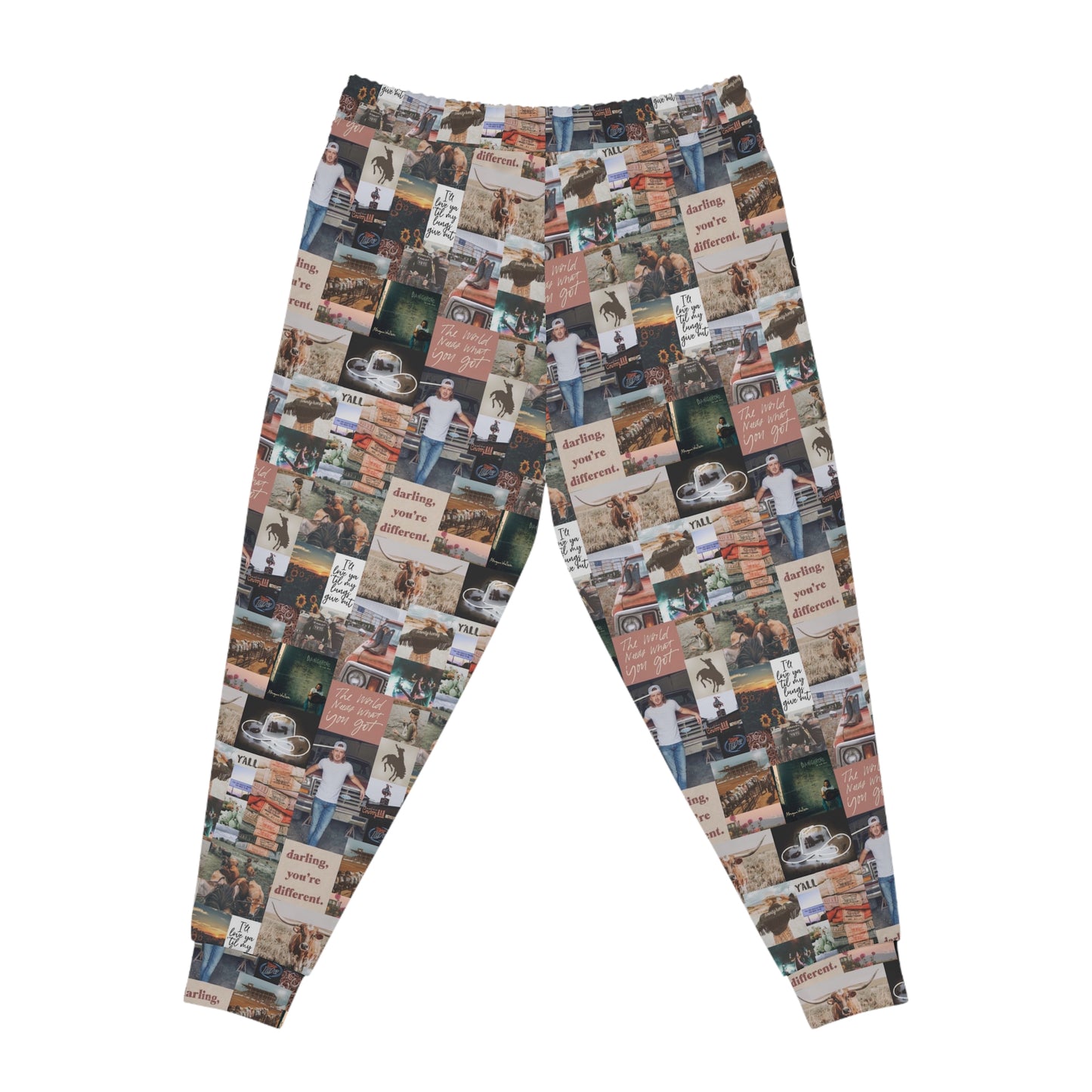 Morgan Wallen Darling You're Different Collage Athletic Jogger Sweatpants