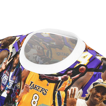 Kobe Bryant Career Moments Photo Collage Unisex Cut & Sew Tee