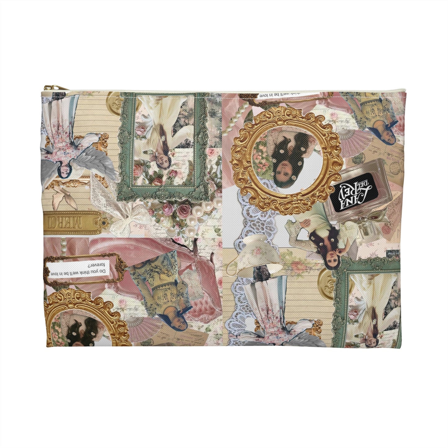 Lana Del Rey Victorian Collage Accessory Pouch