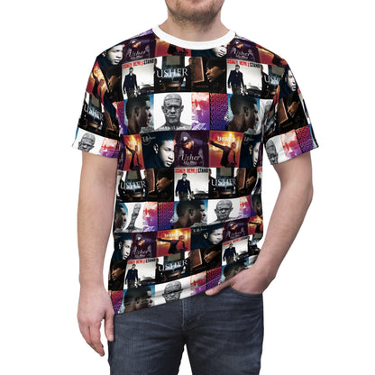 Usher Album Cover Art Mosaic Unisex Cut & Sew Tee