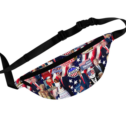 Donald Trump 2024 MAGA Montage Fanny Pack