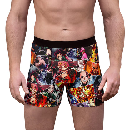 Demon Slayer Reflections Collage Men's Boxer Briefs Underwear