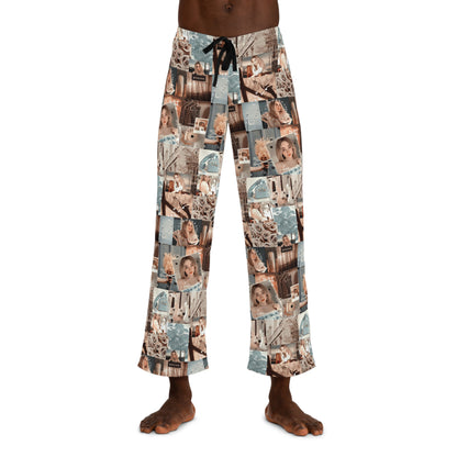 Sabrina Carpenter Peachy Princess Collage Men's Pajama Pants