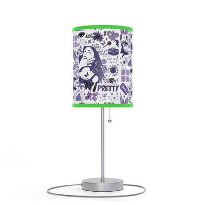 Olivia Rodrigo Guts Tour Collage Lamp on a Stand