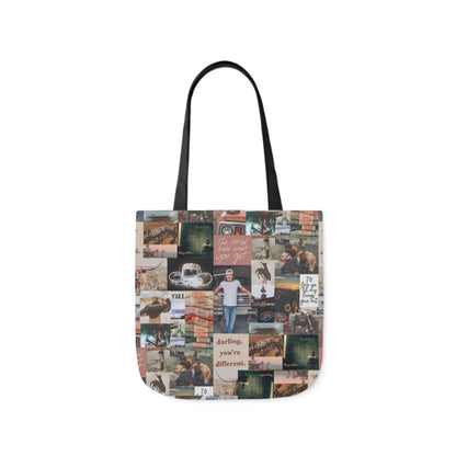 Morgan Wallen Darling You're Different Collage Polyester Canvas Tote Bag