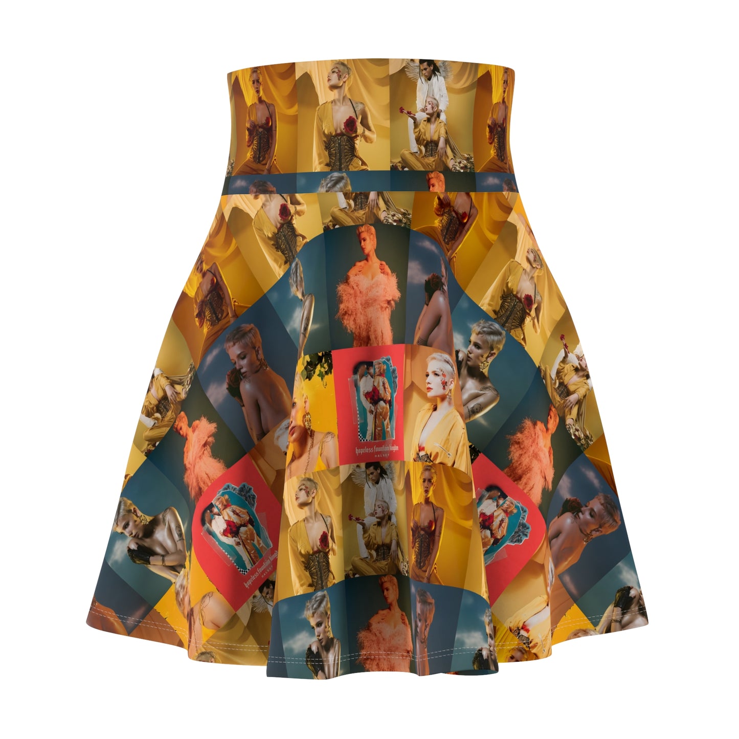 Halsey Hopeless Fountain Kingdom Mosaic Women's Skater Skirt