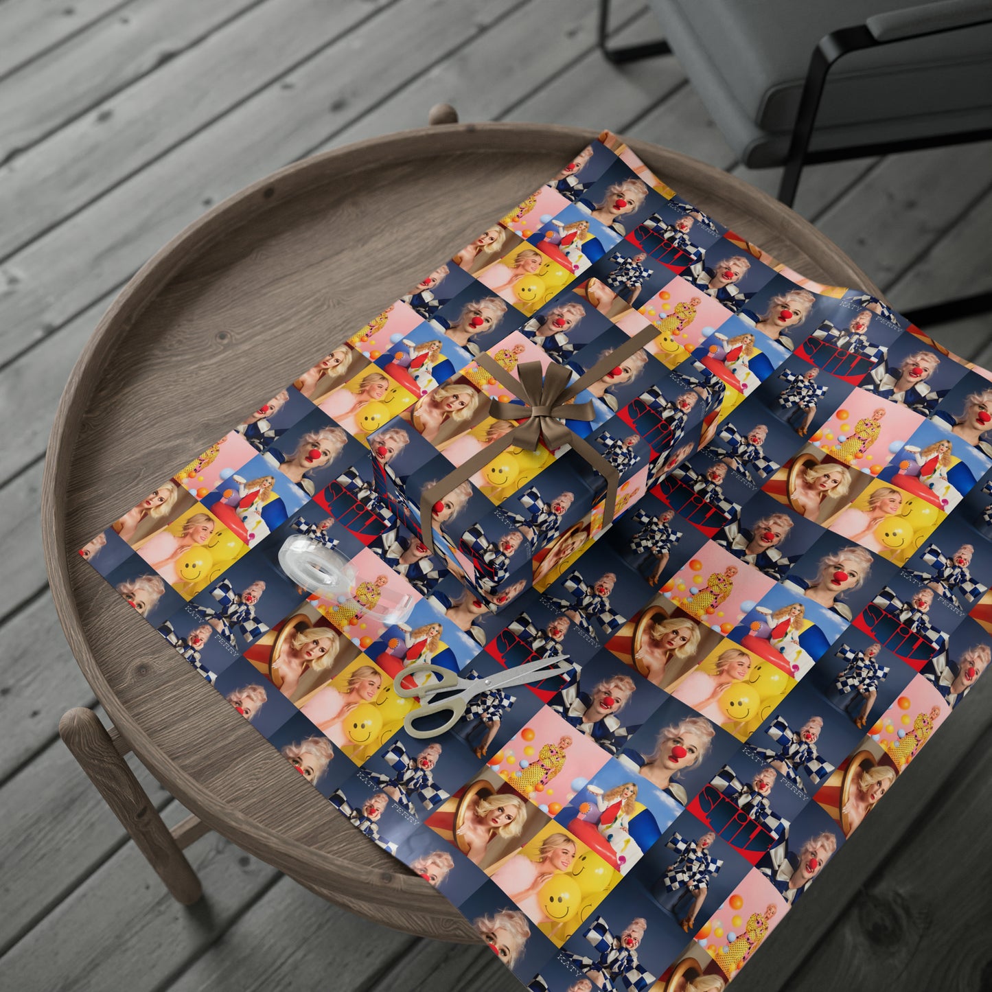 Katy Perry Smile Mosaic Gift Wrapping Paper