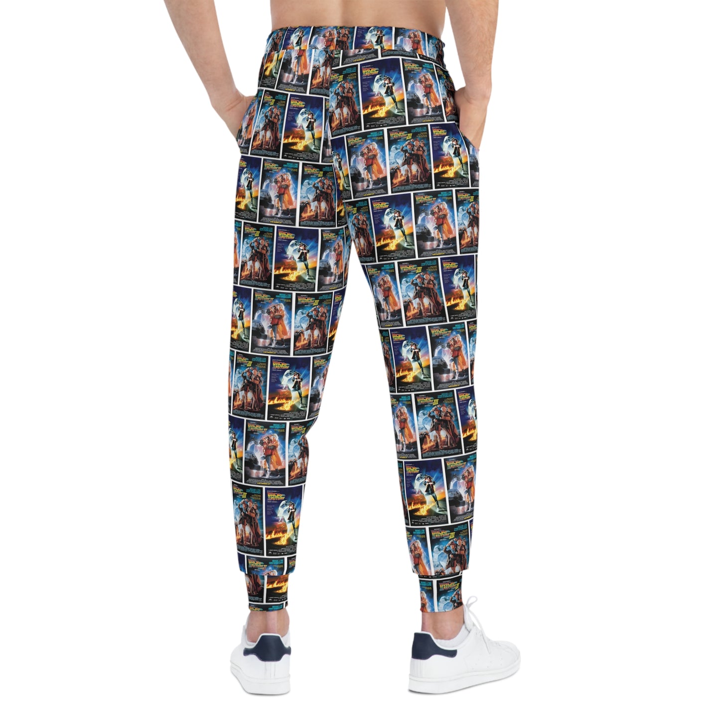 Back To The Future Movie Posters Collage Athletic Jogger Sweatpants