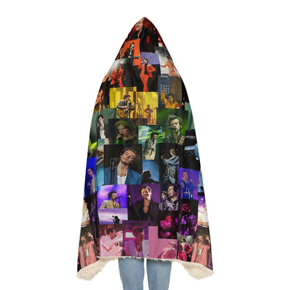 Harry Styles Rainbow Collage Snuggle Blanket