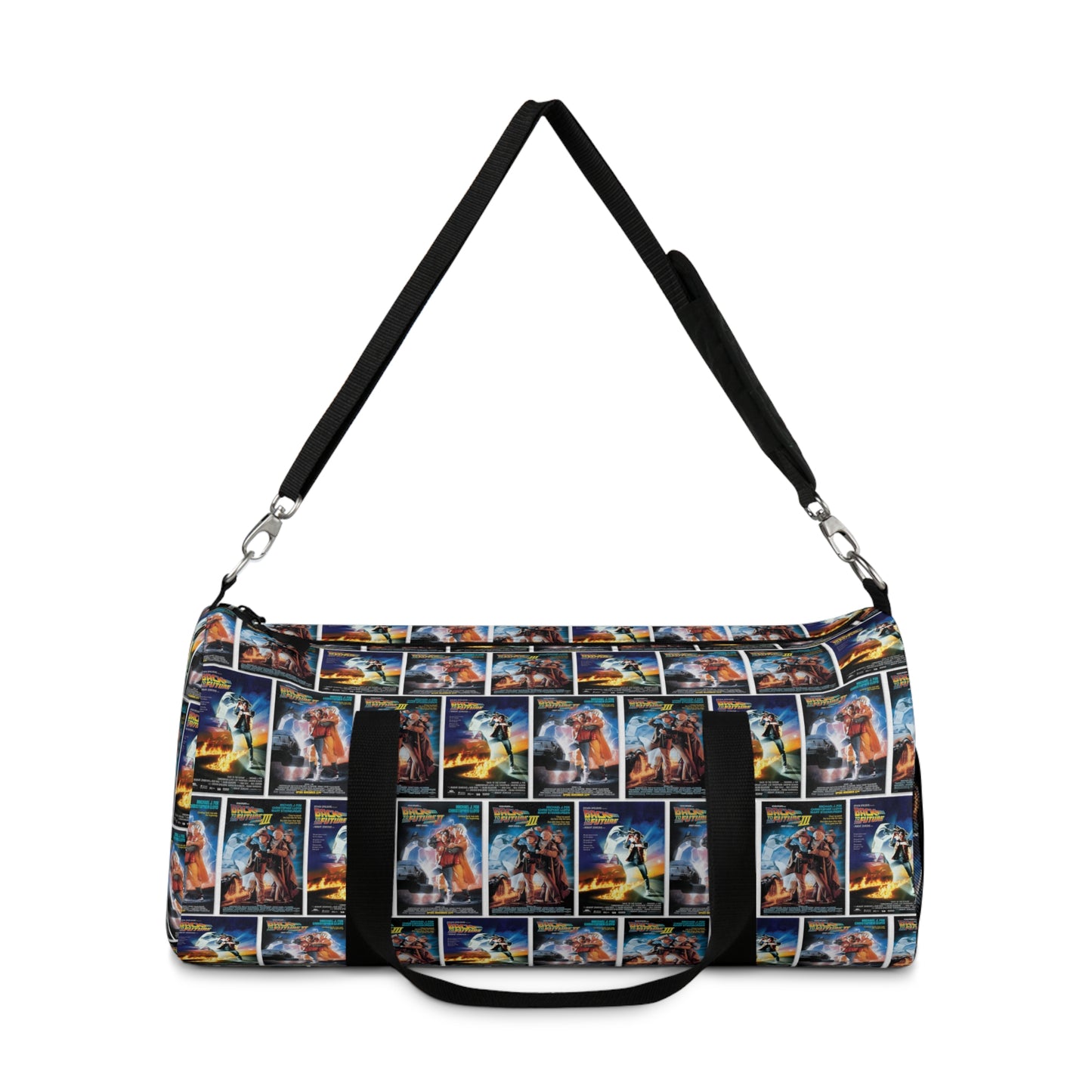 Back To The Future Movie Posters Collage Duffel Bag