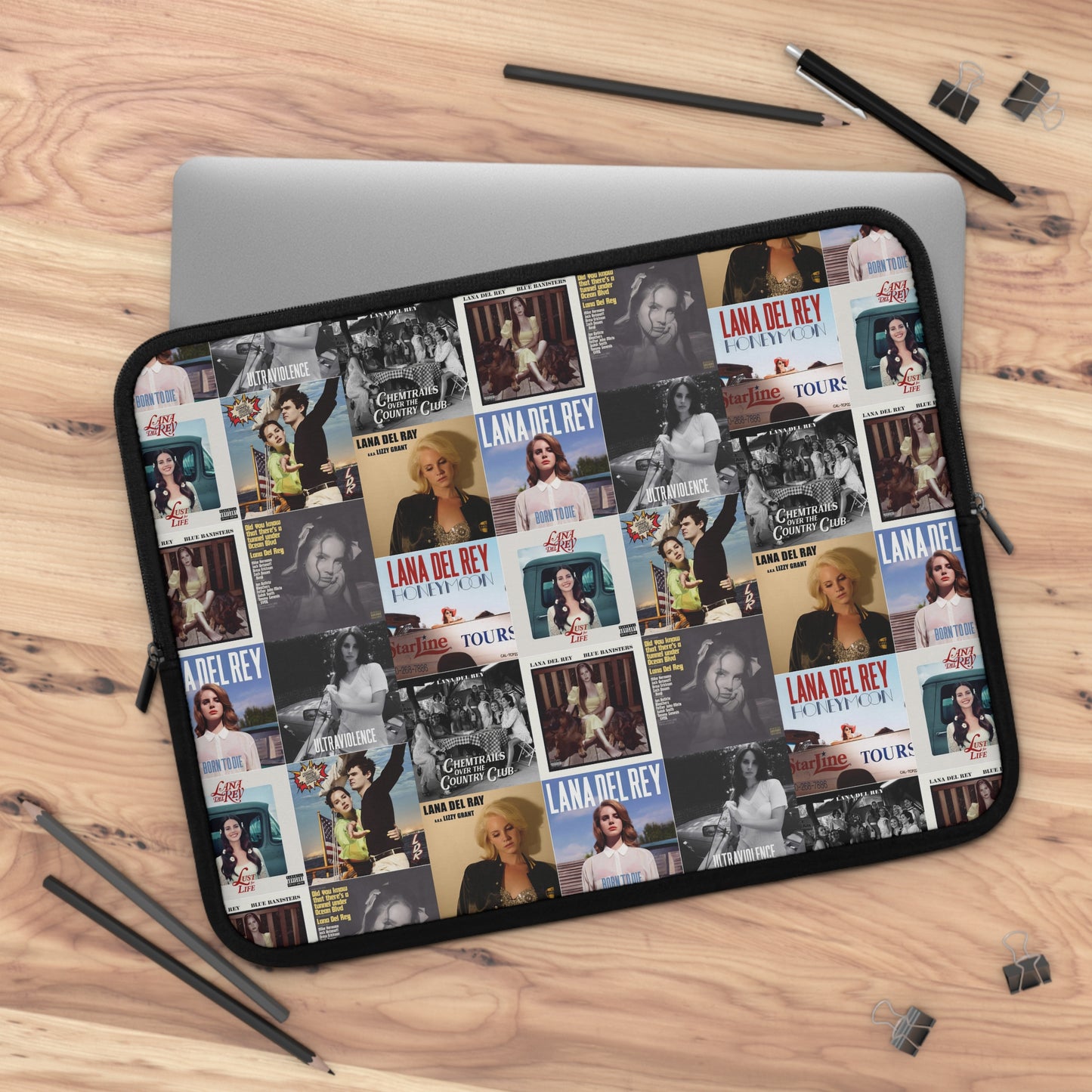 Lana Del Rey Album Cover Collage Laptop Sleeve