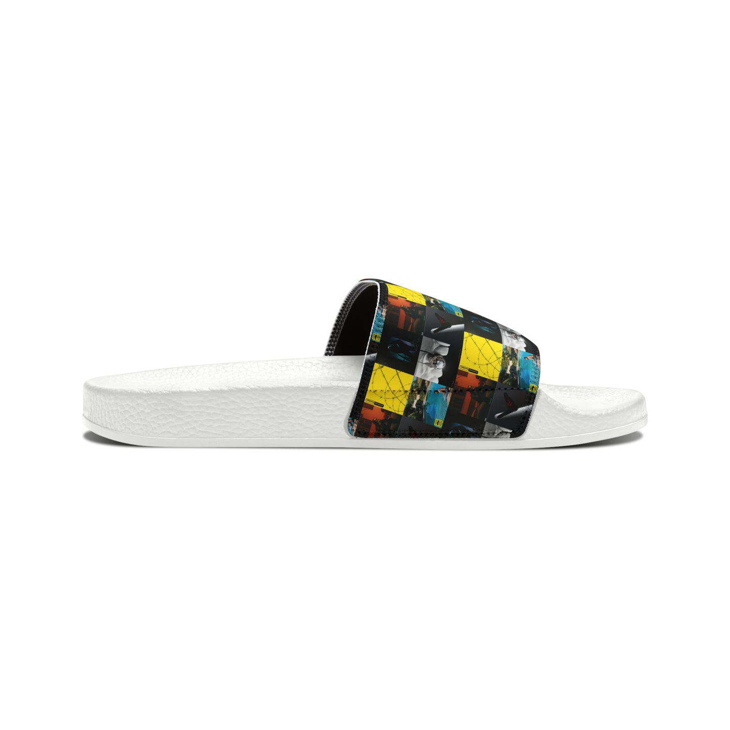 Post Malone Album Art Collage Men's Slide Sandals