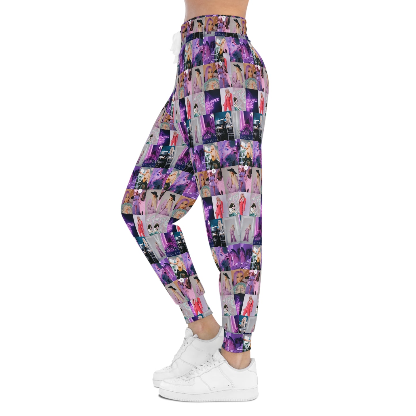 Ava Max Belladonna Photo Collage Athletic Joggers