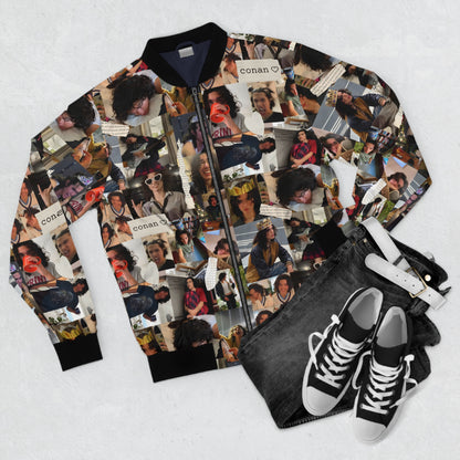 Conan Grey Being Cute Photo Collage Men's Bomber Jacket