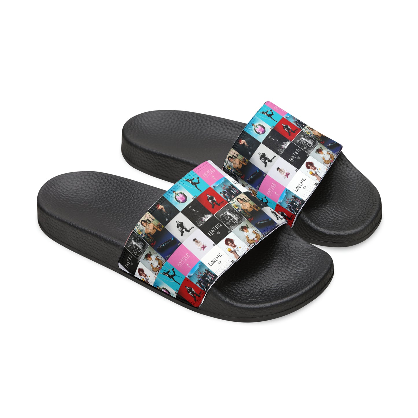 YUNGBLUD Album Cover Art Collage Youth Slide Sandals