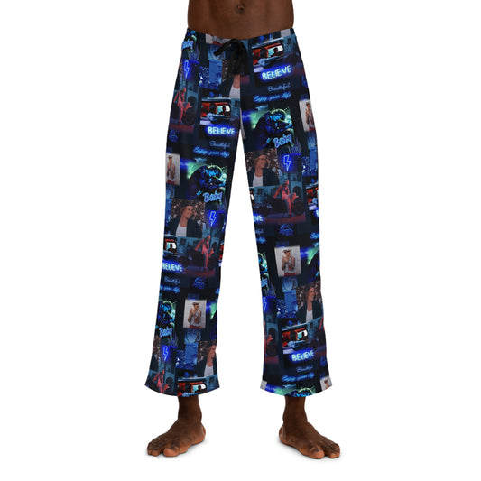 Justin Bieber Enjoy Your Life Collage Men's Pajama Pants
