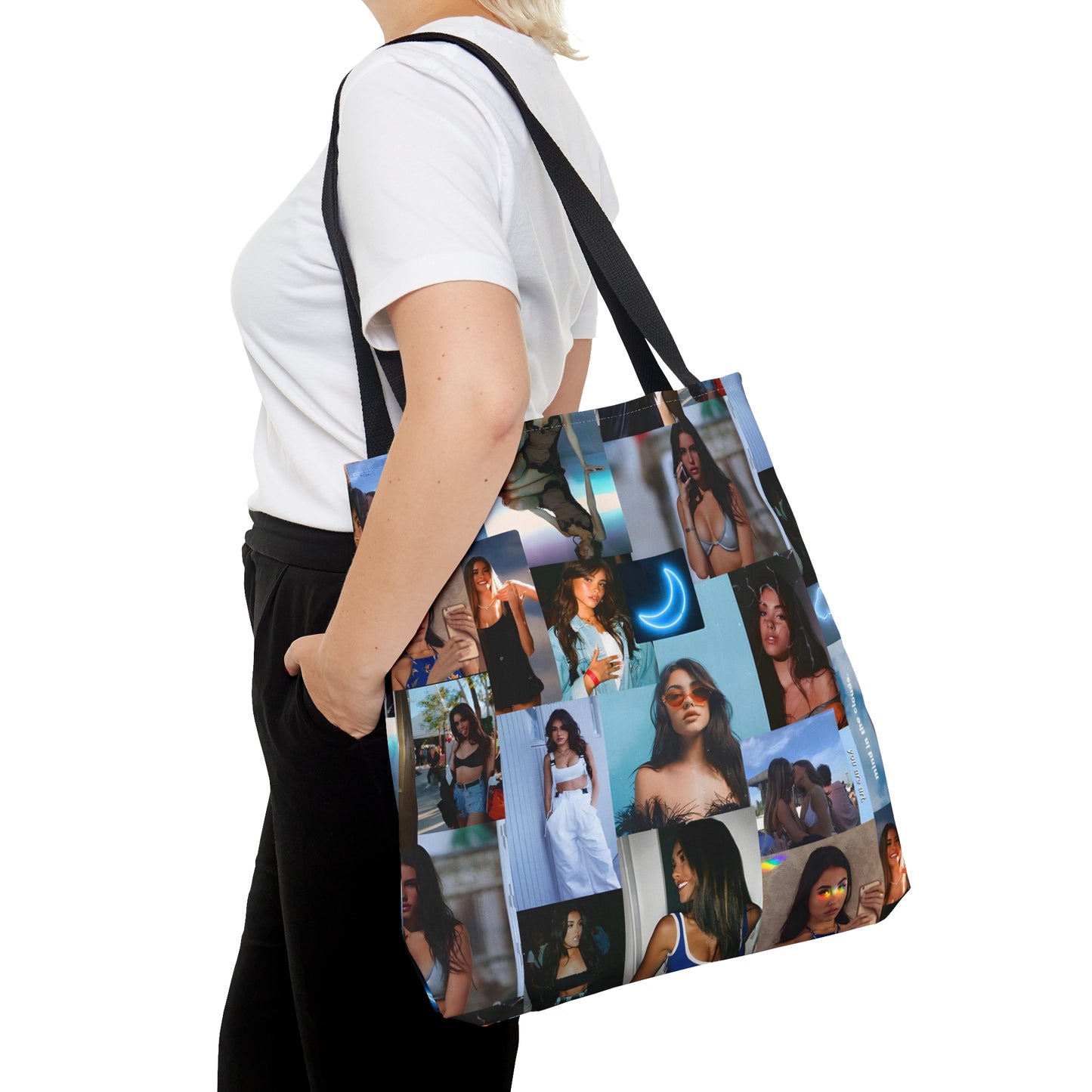 Madison Beer Mind In The Clouds Collage Tote Bag