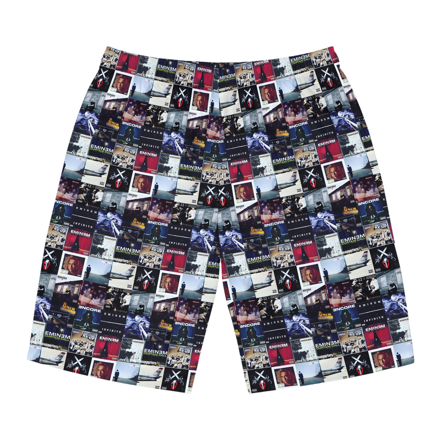 Eminem Album Art Cover Collage Men's Board Shorts