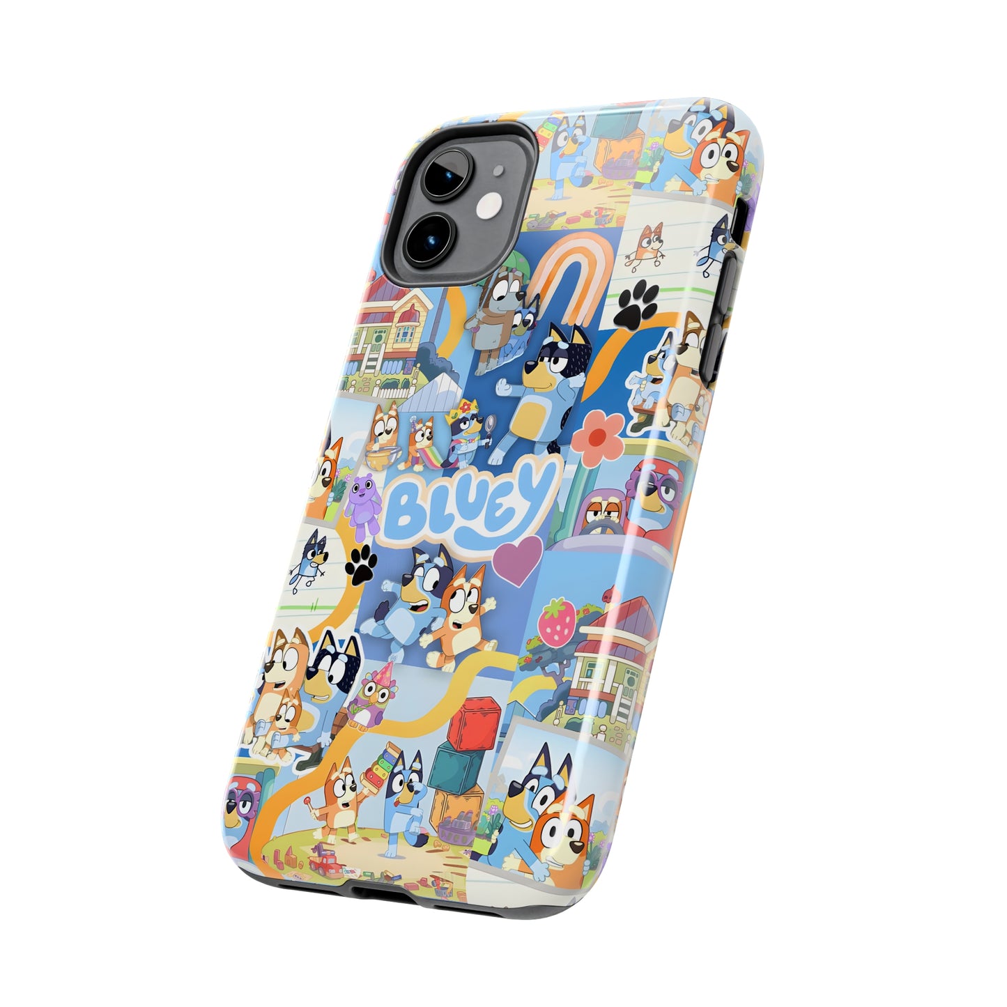 Bluey Playtime Collage Tough Phone Cases