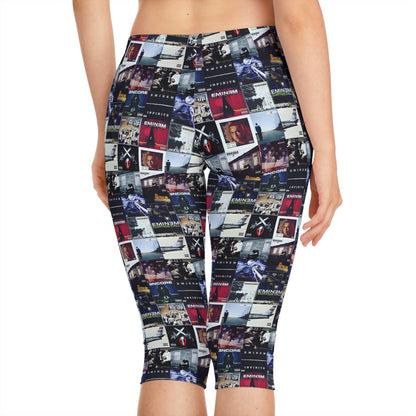 Eminem Album Art Cover Collage Women's Capri Leggings