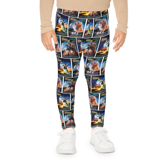 Back To The Future Movie Posters Collage Kids Leggings