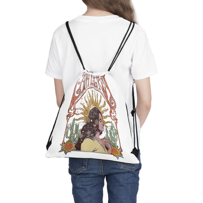 Lana Del Rey Vintage Artwork Outdoor Drawstring Bag