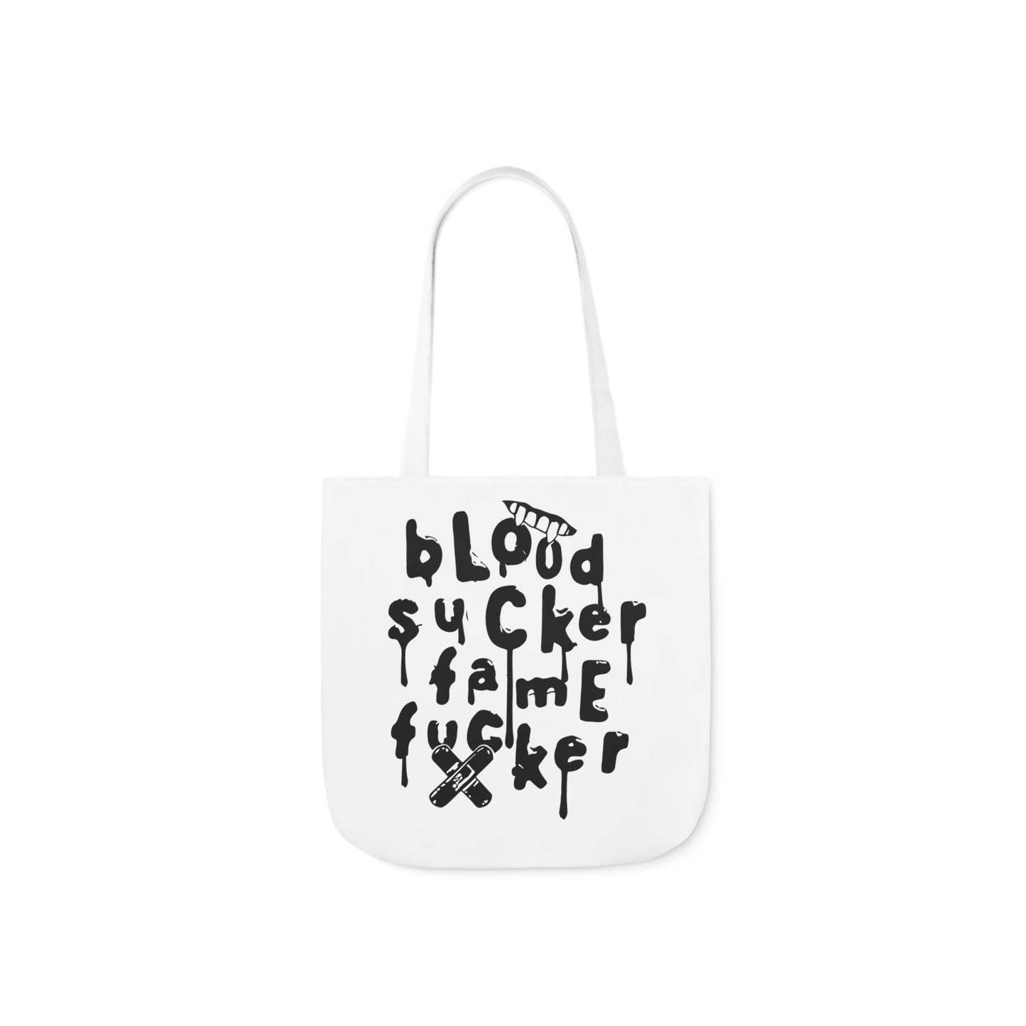 Olivia Rodrigo Blood Sucker Fame Fucker Polyester Canvas Tote Bag