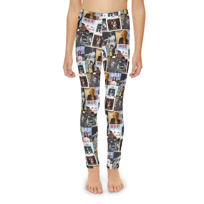 Lana Del Rey Album Cover Collage Youth Leggings