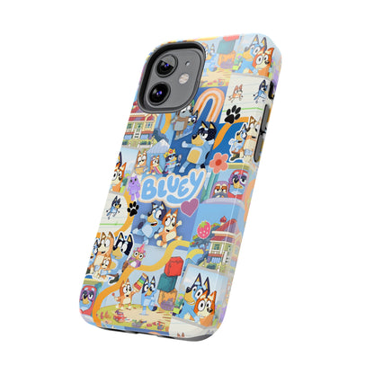 Bluey Playtime Collage Tough Phone Cases