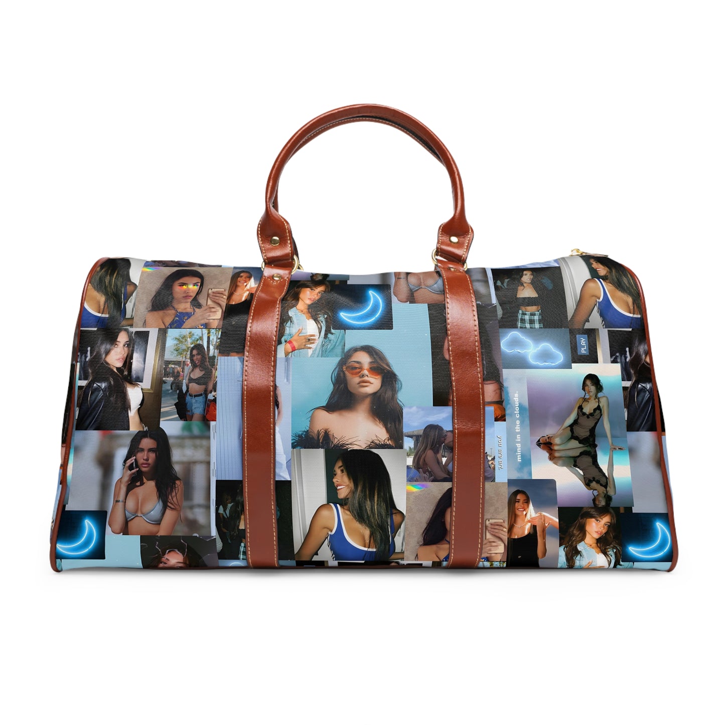 Madison Beer Mind In The Clouds Collage Waterproof Travel Bag