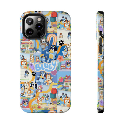 Bluey Playtime Collage Tough Phone Cases