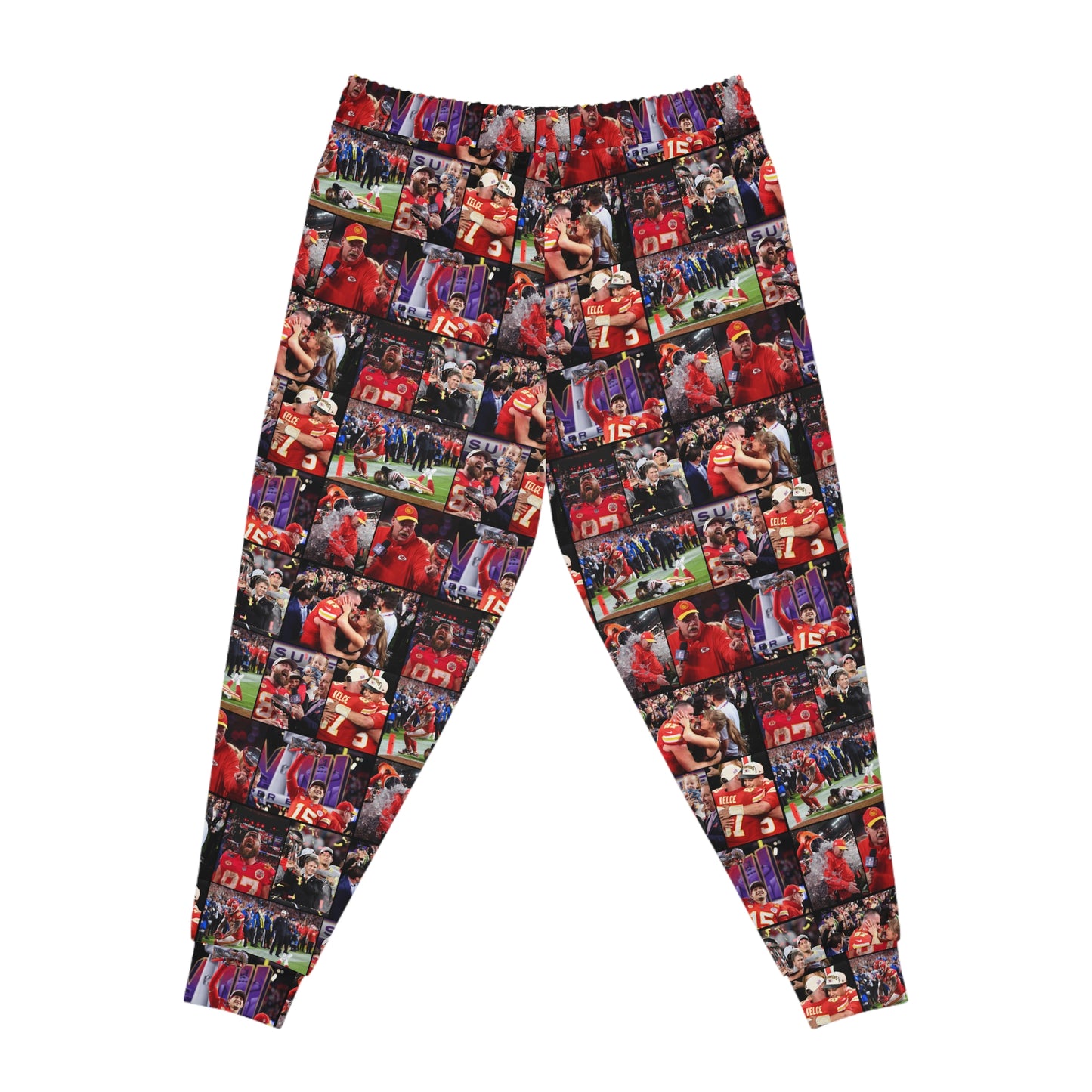 Kansas City Chiefs Superbowl LVIII Championship Victory Collage Athletic Joggers