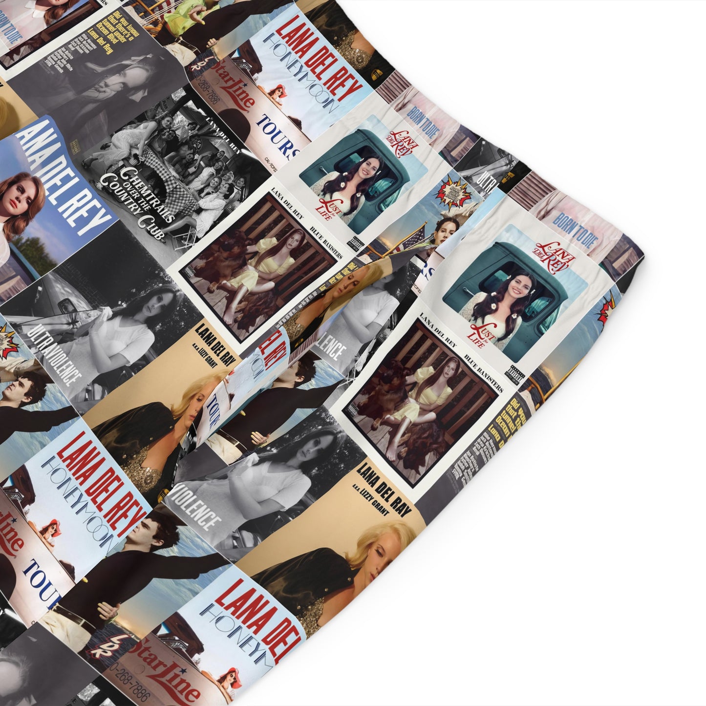 Lana Del Rey Album Cover Collage Men's Board Shorts