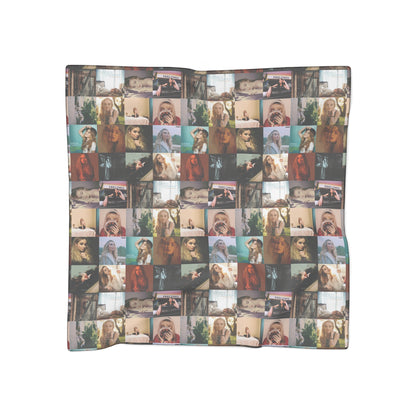 Sabrina Carpenter Album Cover Collage Poly Scarf